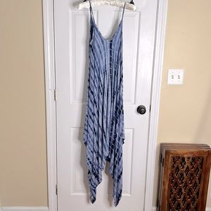 Boho hippie vintage tie dye maxi dress